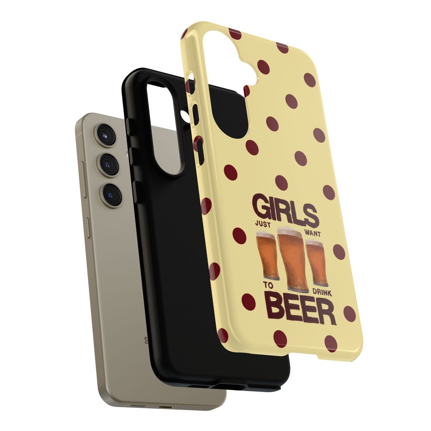 Girls Just Want to Drink Beer iPhone Case