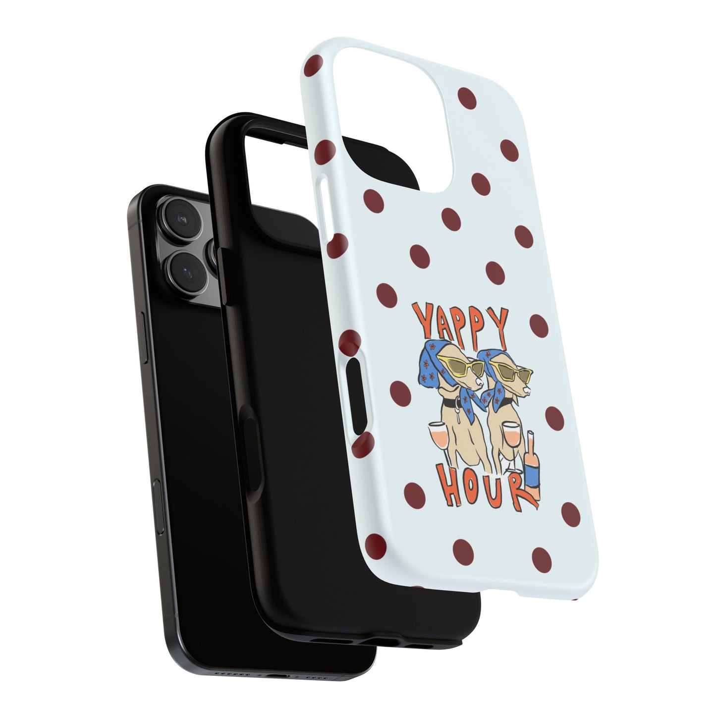 Yappy Hour Dogs iPhone Case