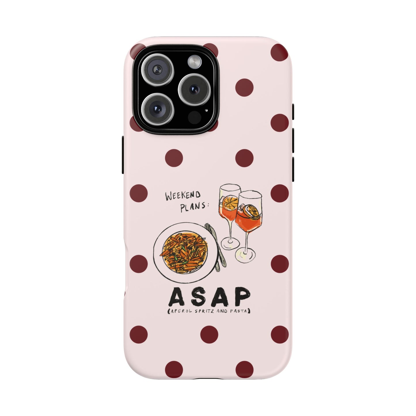 "Weekend Plans: ASAP" iPhone Case