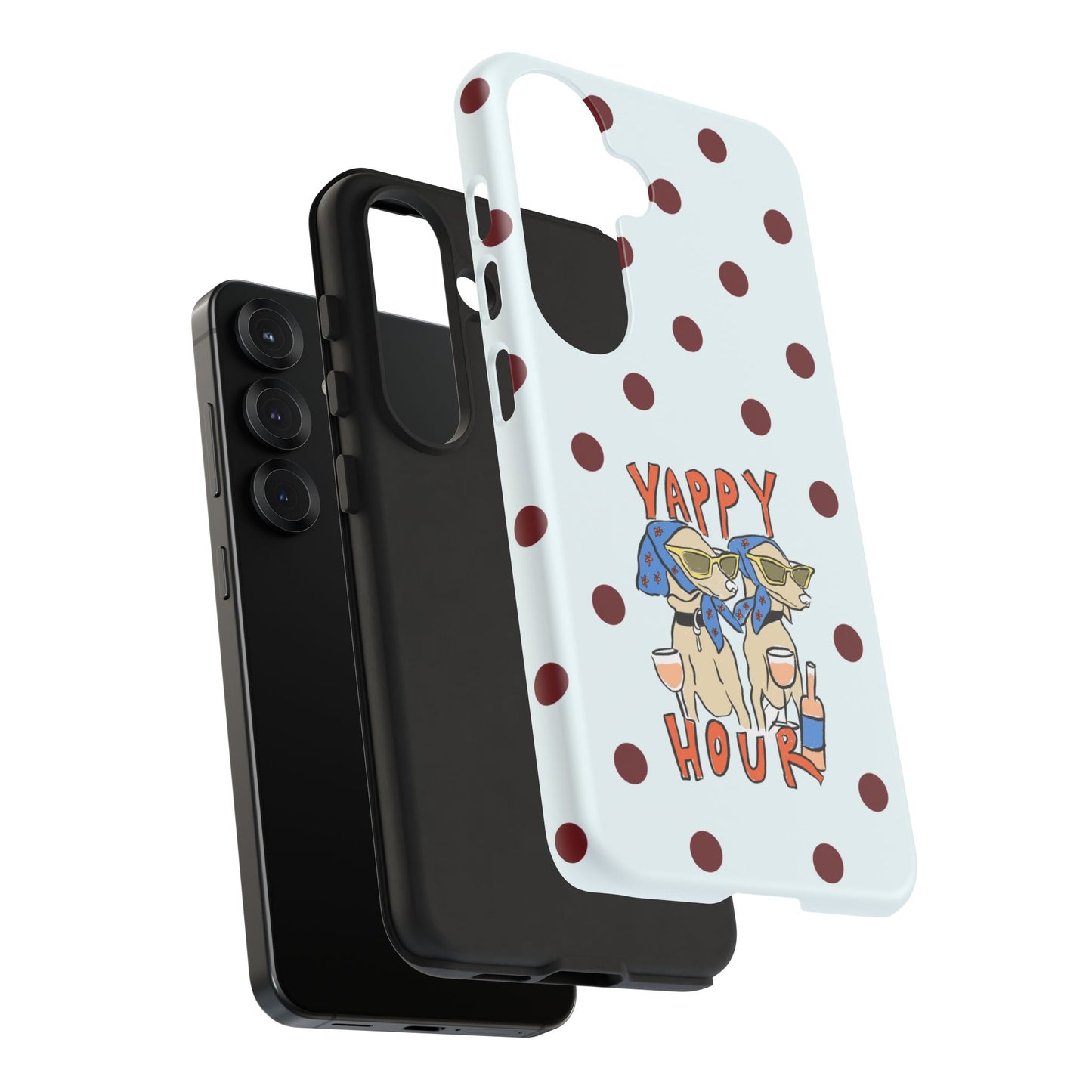 Yappy Hour Dogs iPhone Case