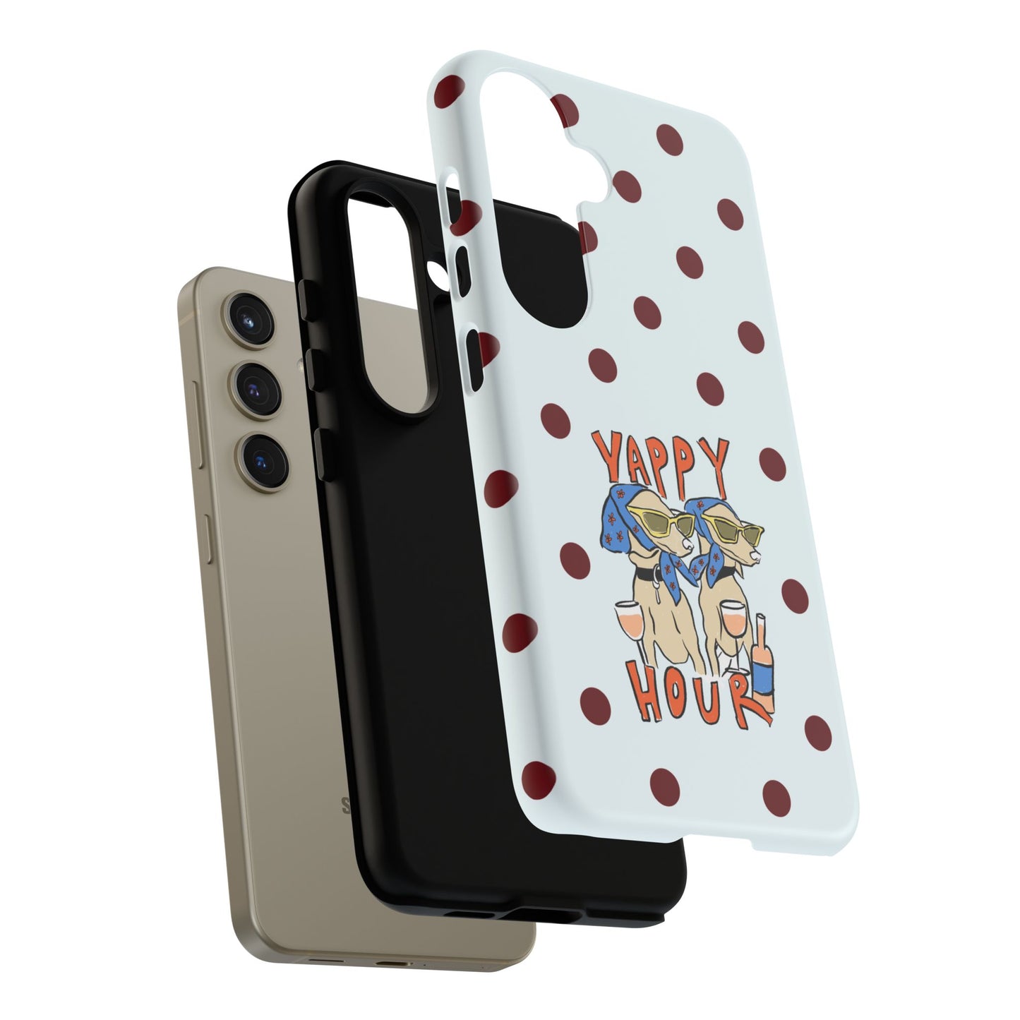 Yappy Hour Dogs iPhone Case
