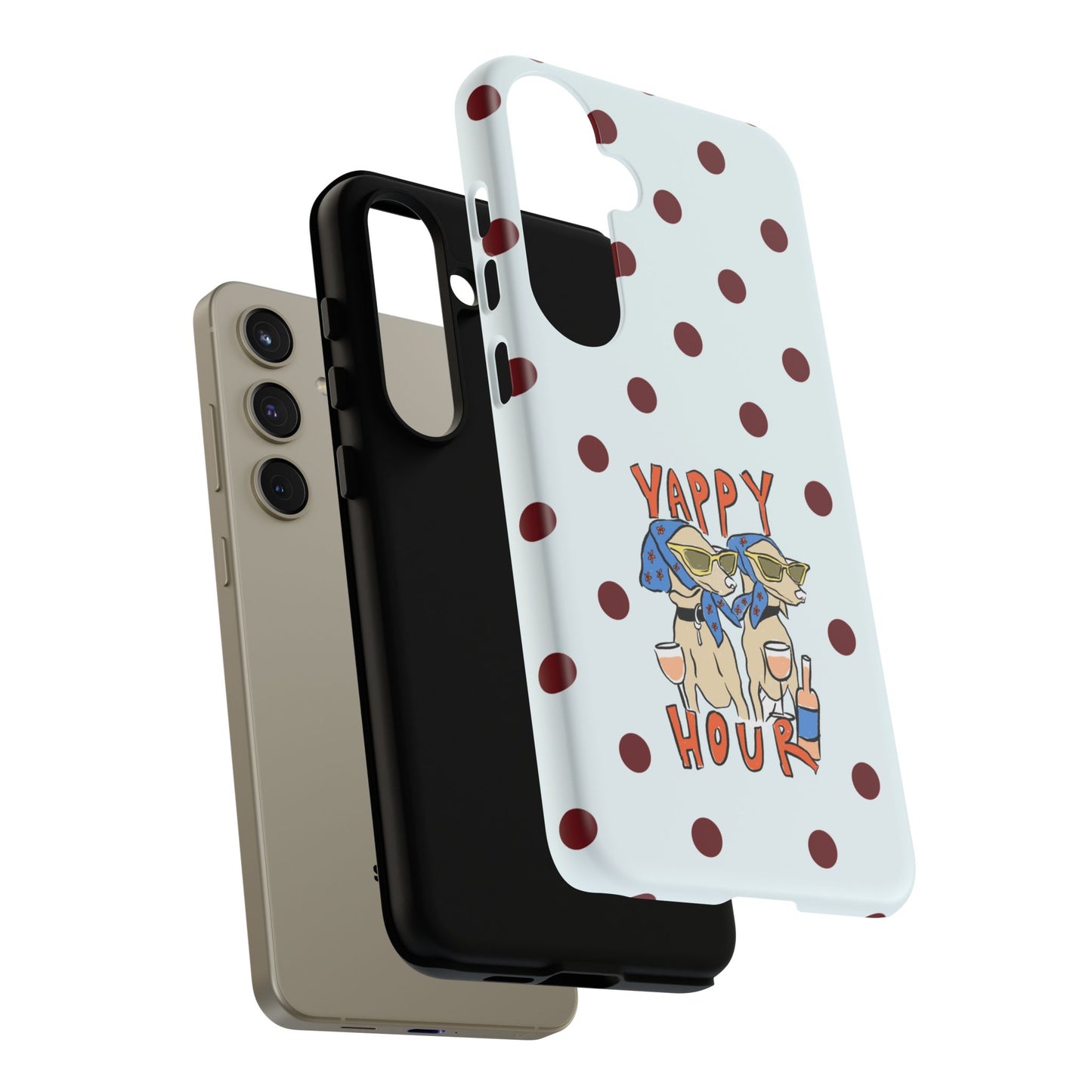 Yappy Hour Dogs iPhone Case