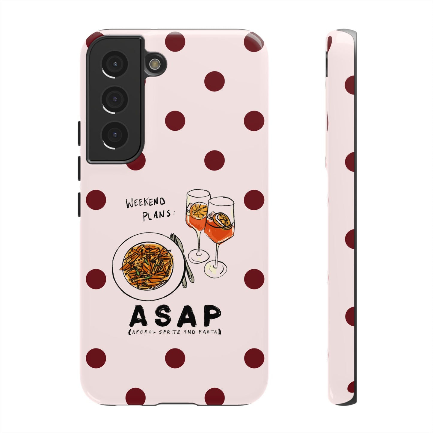 "Weekend Plans: ASAP" iPhone Case