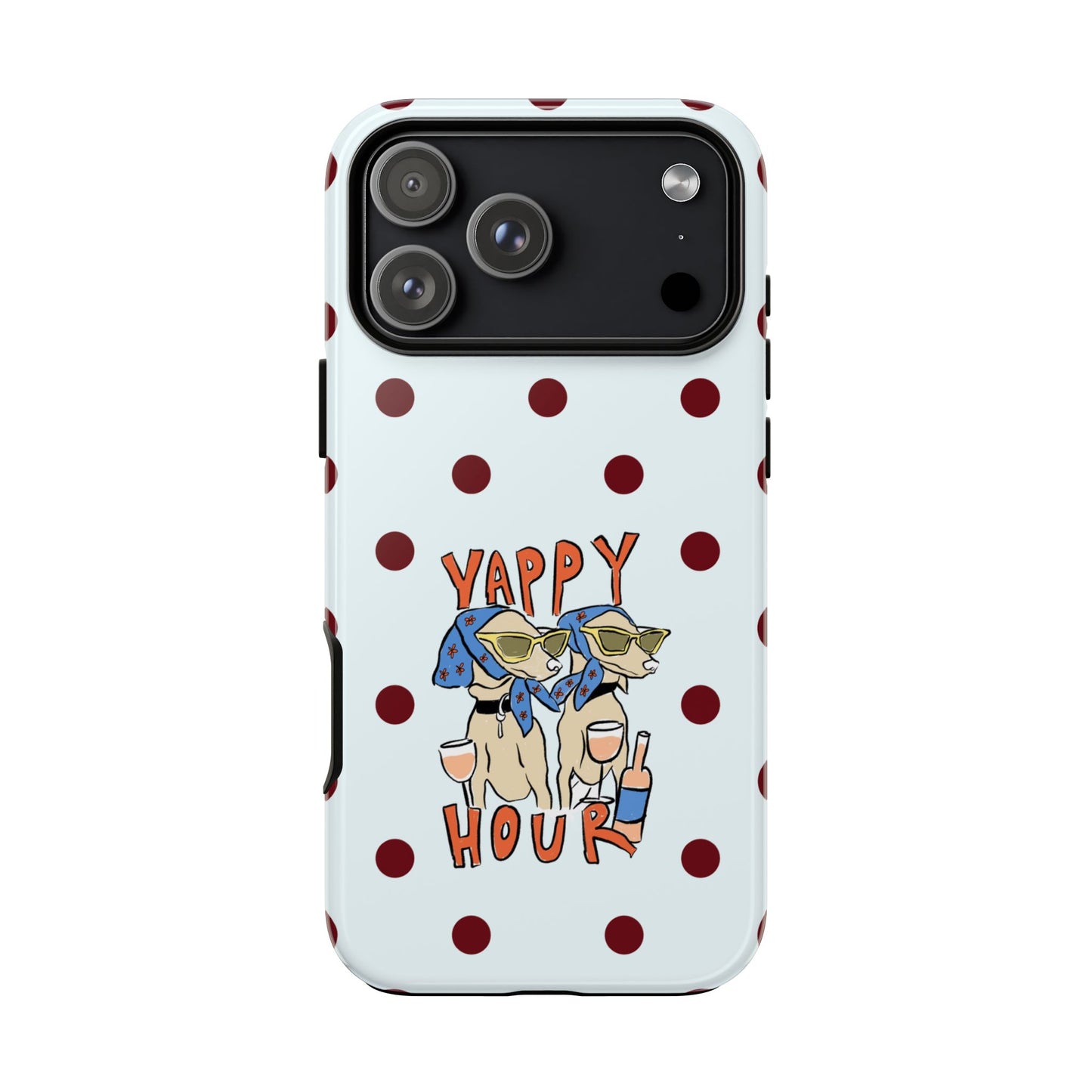 Yappy Hour Dogs iPhone Case