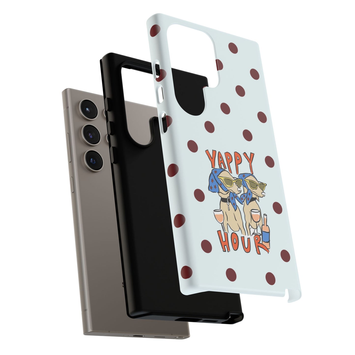 Yappy Hour Dogs iPhone Case