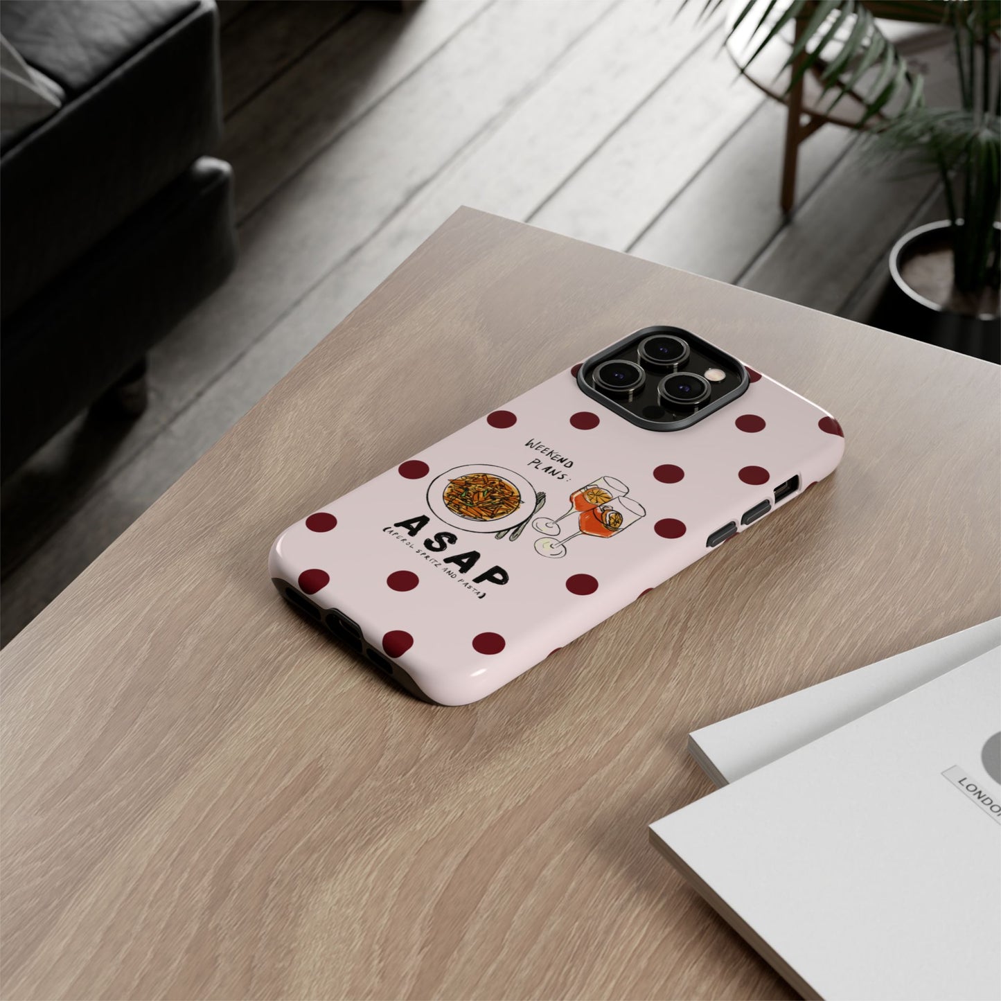 "Weekend Plans: ASAP" iPhone Case