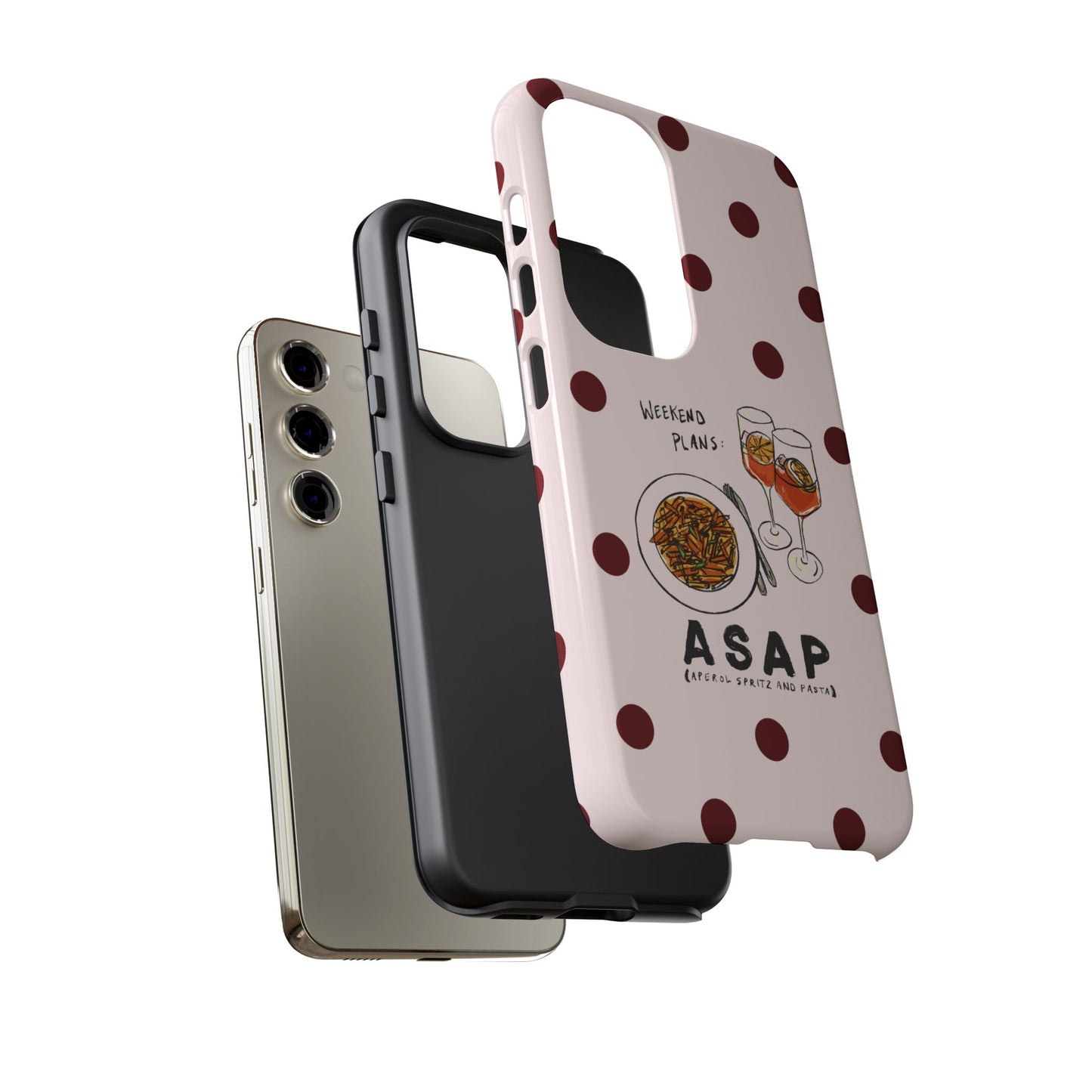 "Weekend Plans: ASAP" iPhone Case