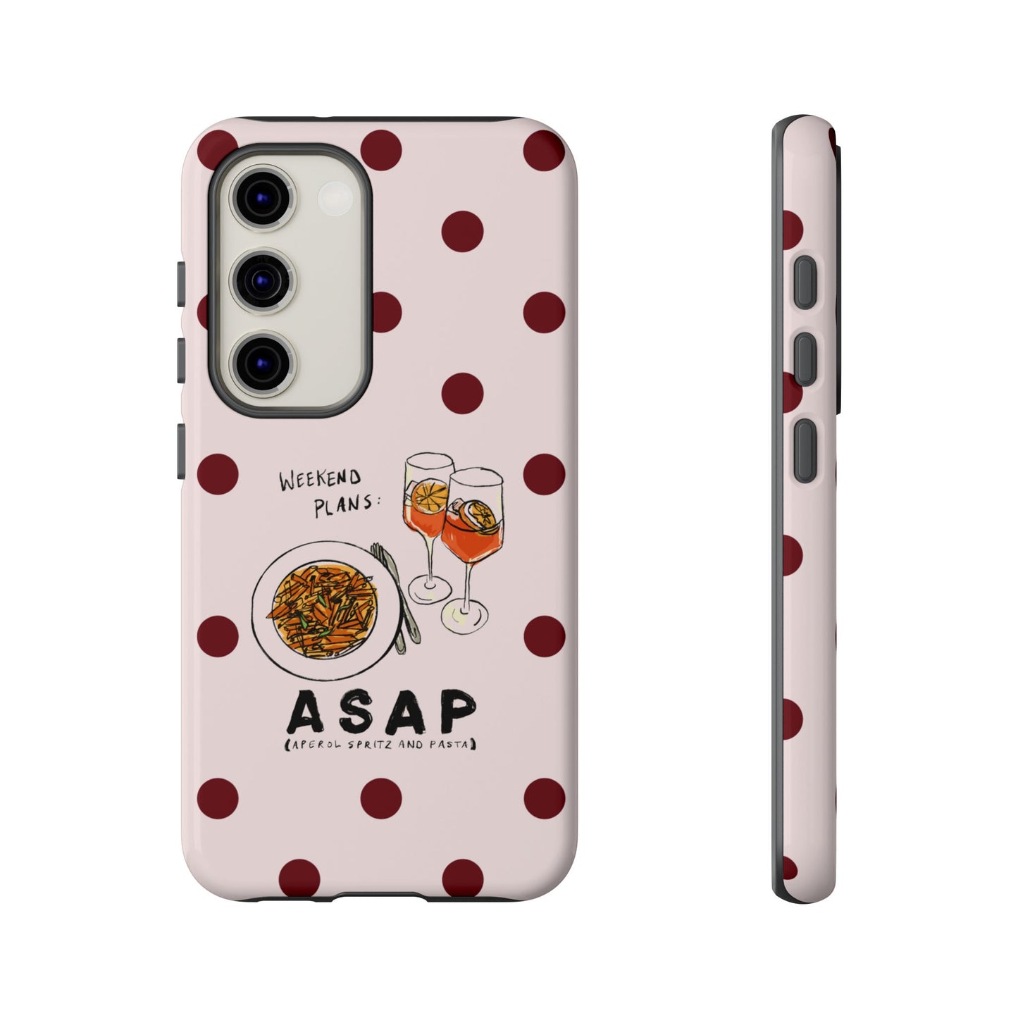 "Weekend Plans: ASAP" iPhone Case