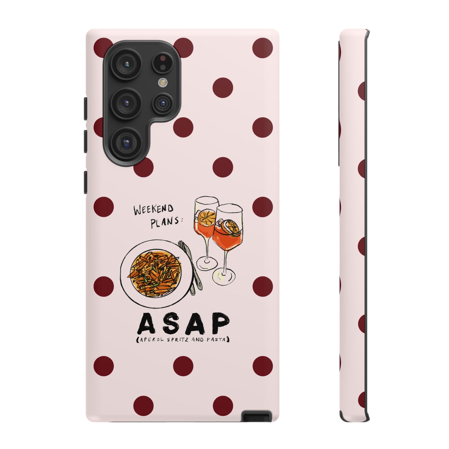 "Weekend Plans: ASAP" iPhone Case