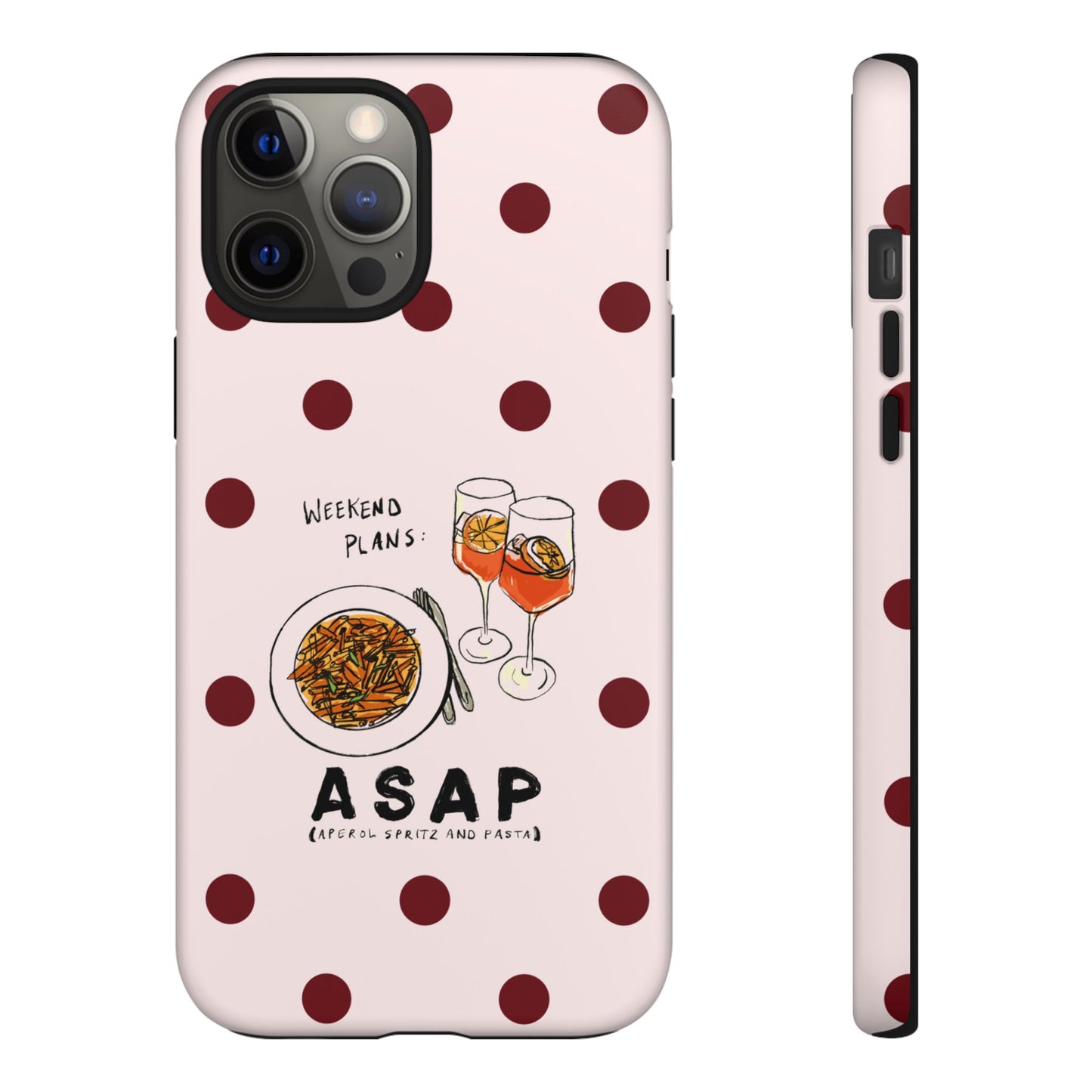 "Weekend Plans: ASAP" iPhone Case