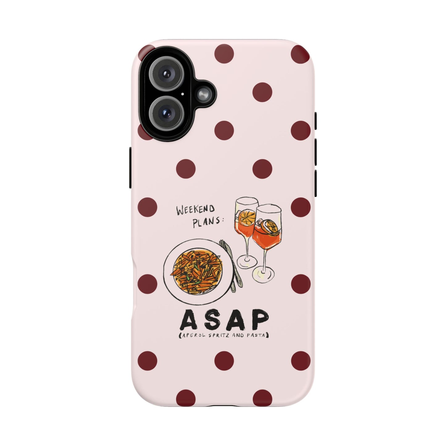 "Weekend Plans: ASAP" iPhone Case