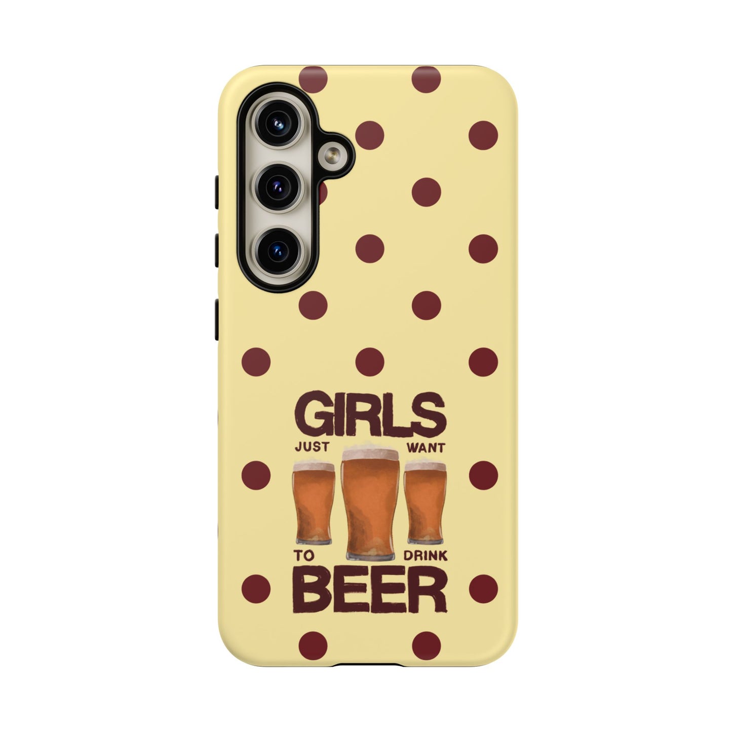 Girls Just Want to Drink Beer iPhone Case