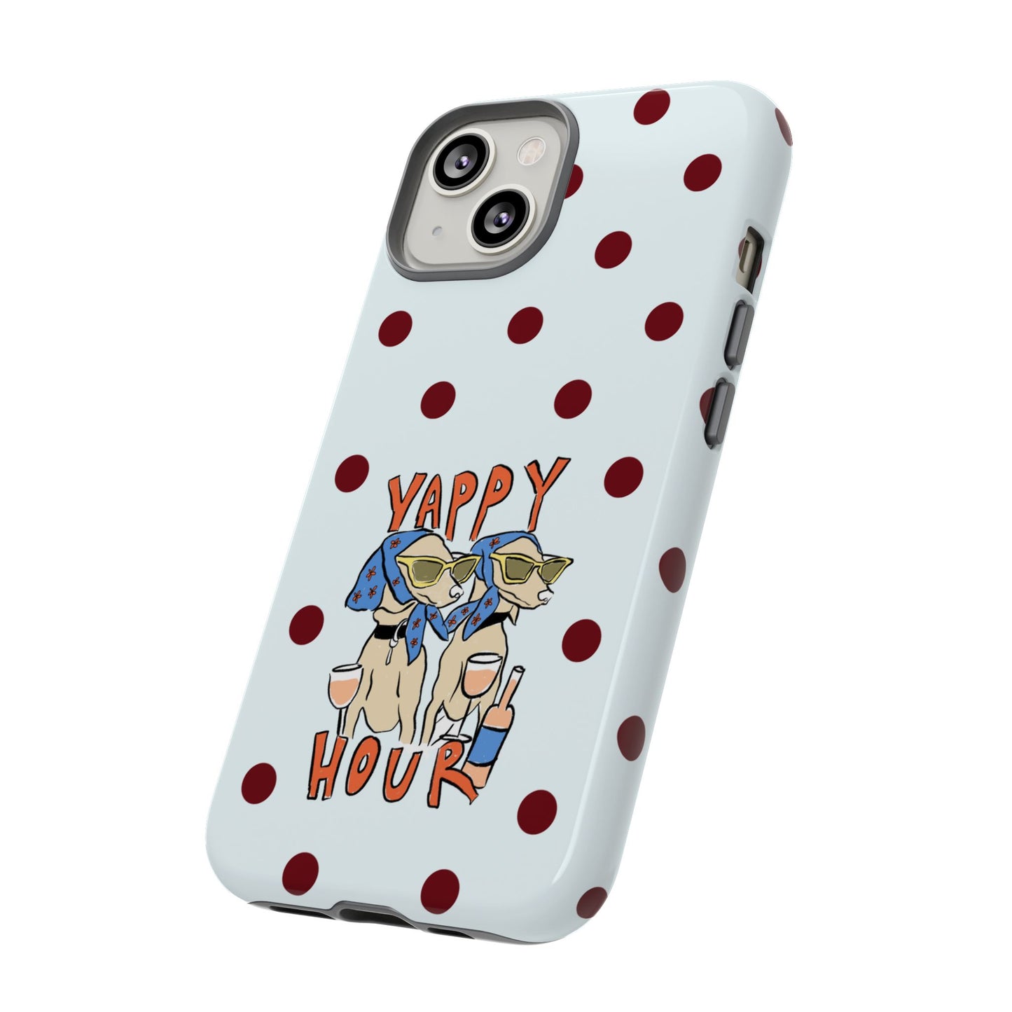 Yappy Hour Dogs iPhone Case
