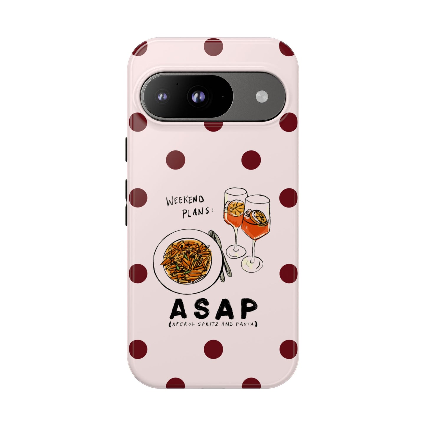 "Weekend Plans: ASAP" iPhone Case