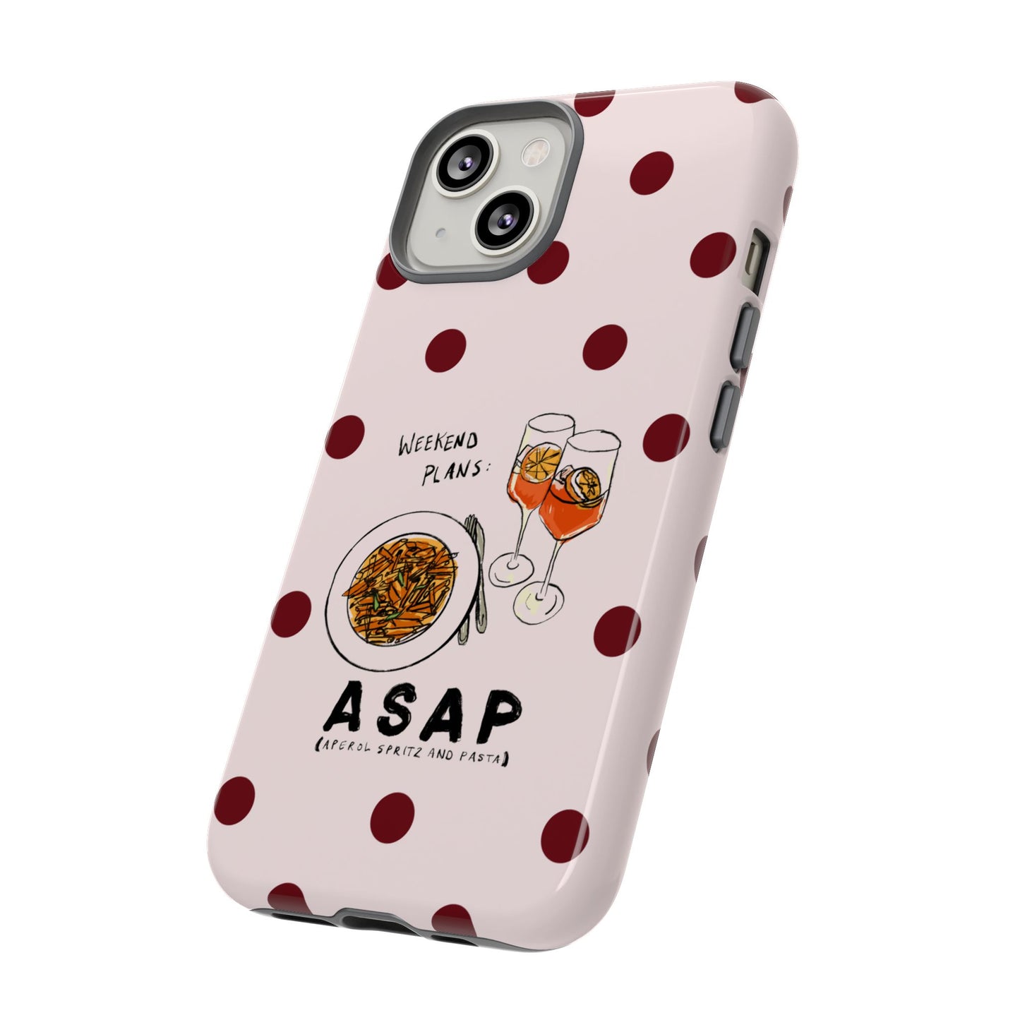 "Weekend Plans: ASAP" iPhone Case