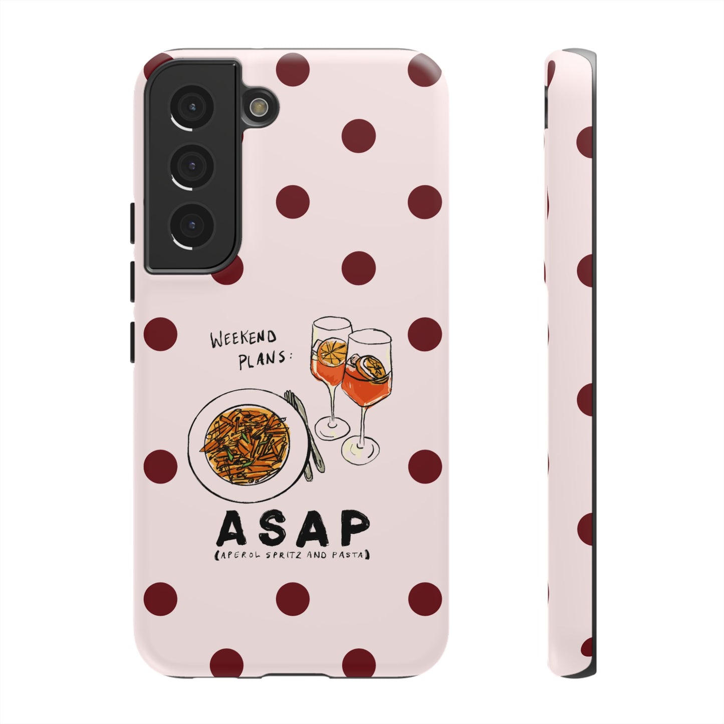 "Weekend Plans: ASAP" iPhone Case
