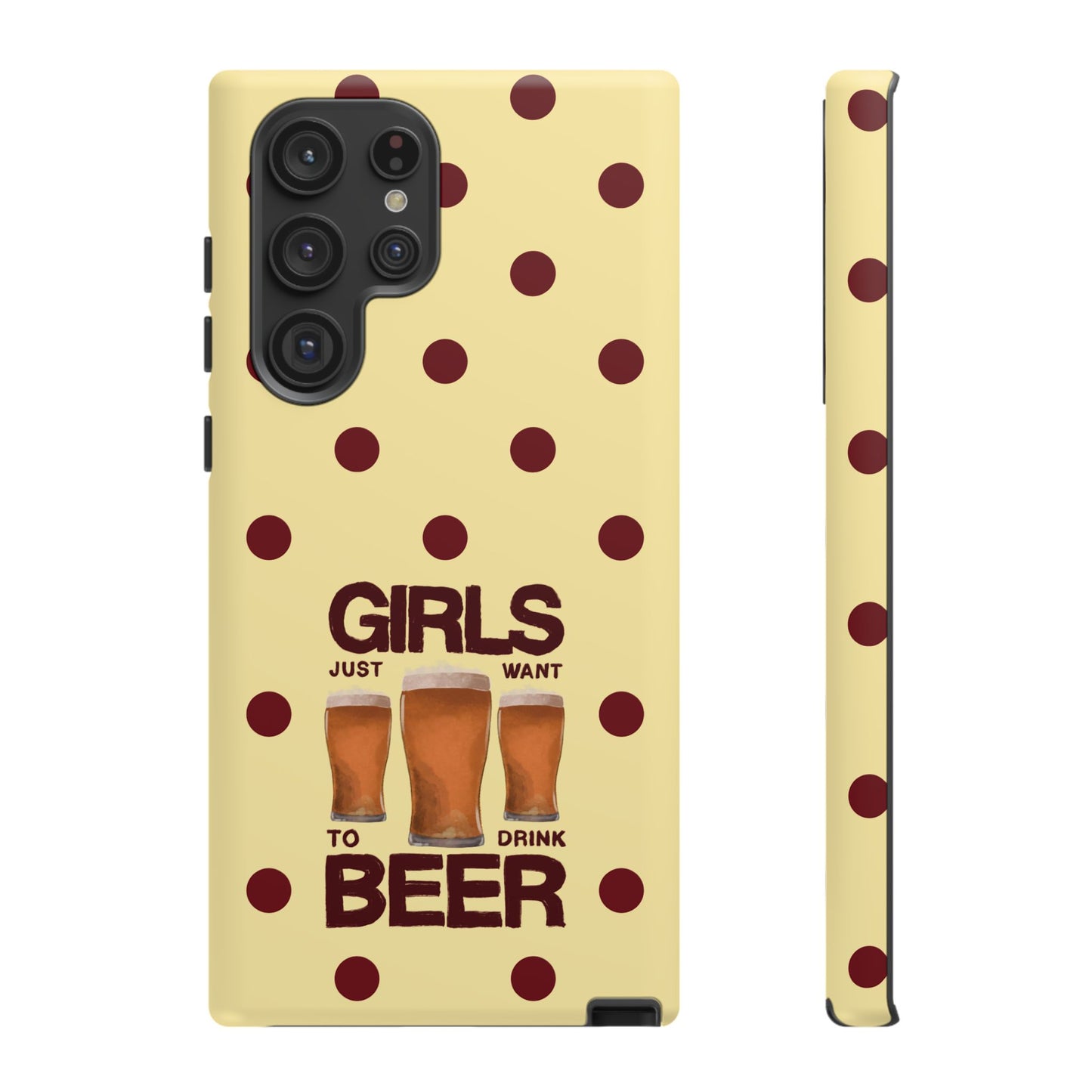 Girls Just Want to Drink Beer iPhone Case