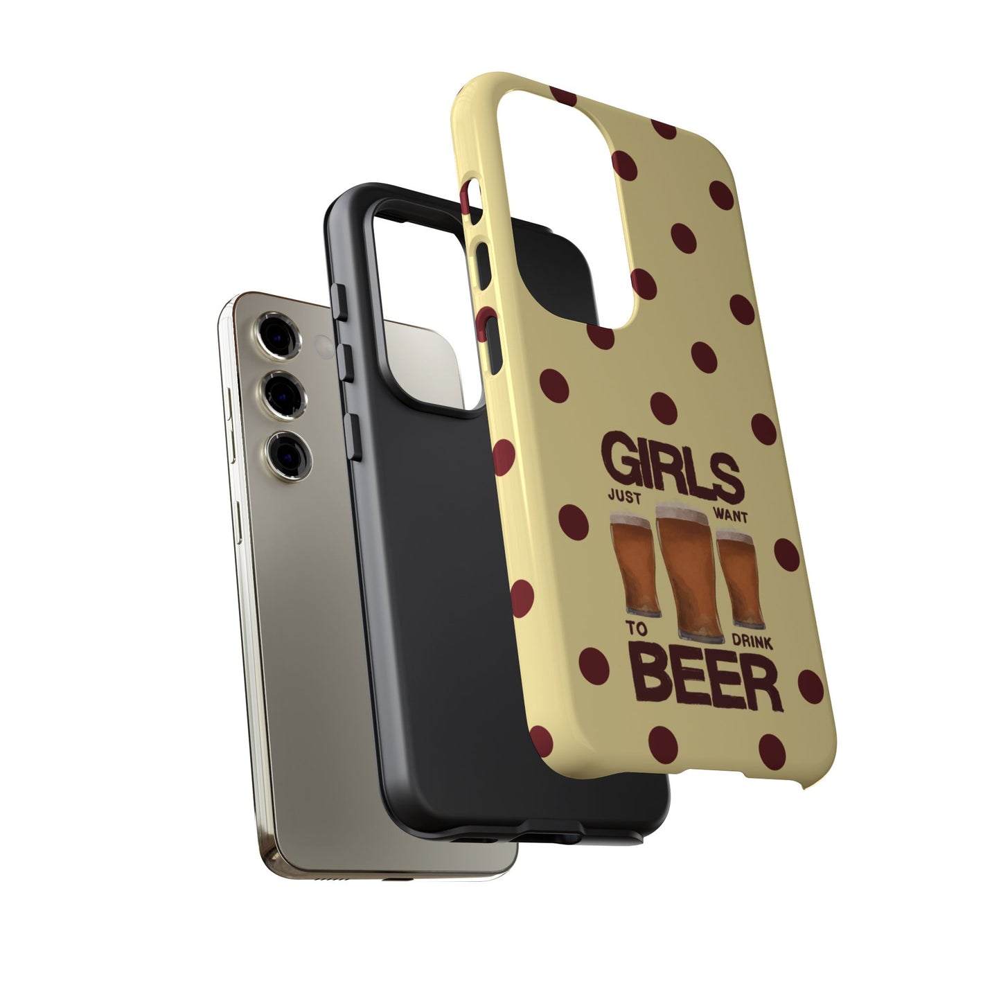 Girls Just Want to Drink Beer iPhone Case