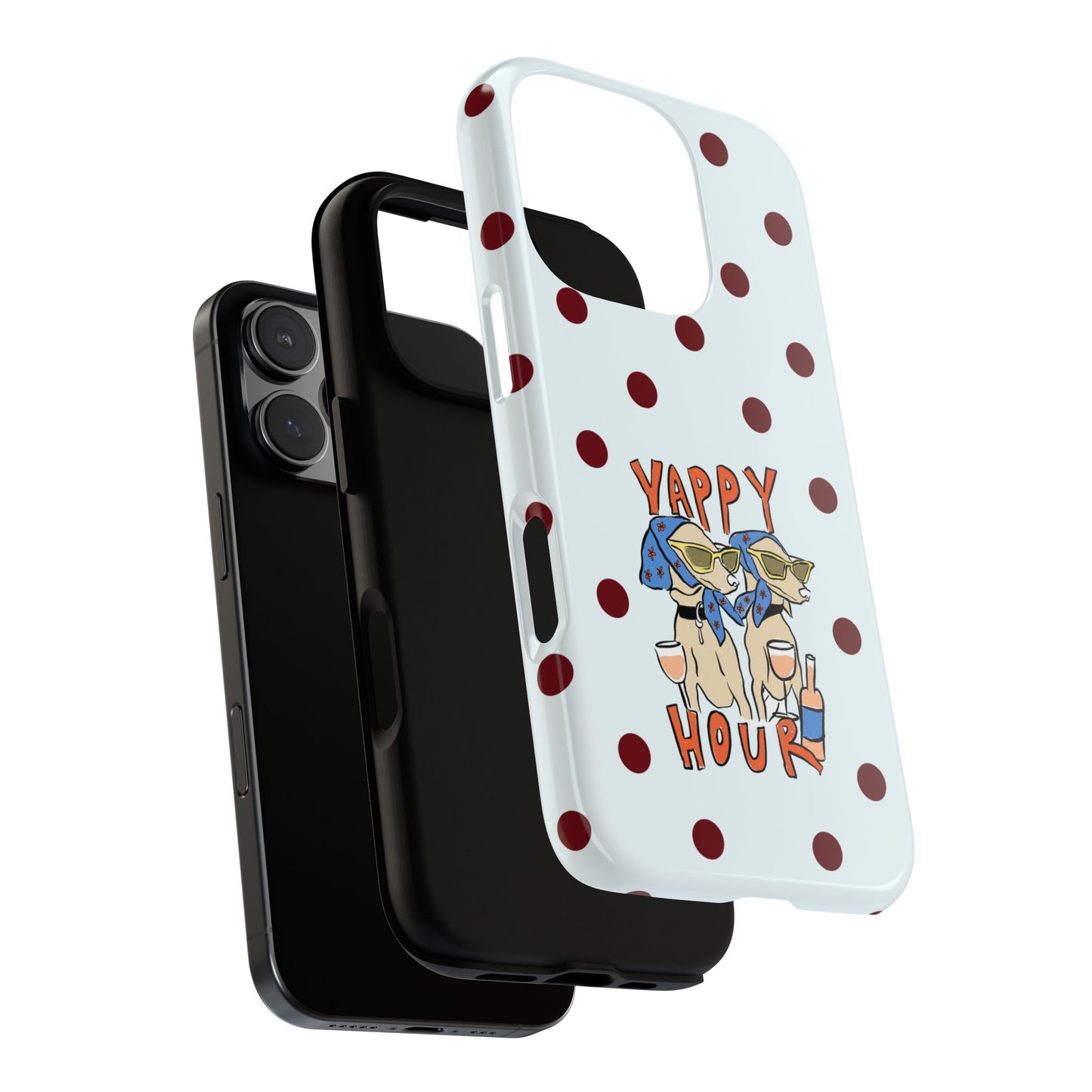 Yappy Hour Dogs iPhone Case
