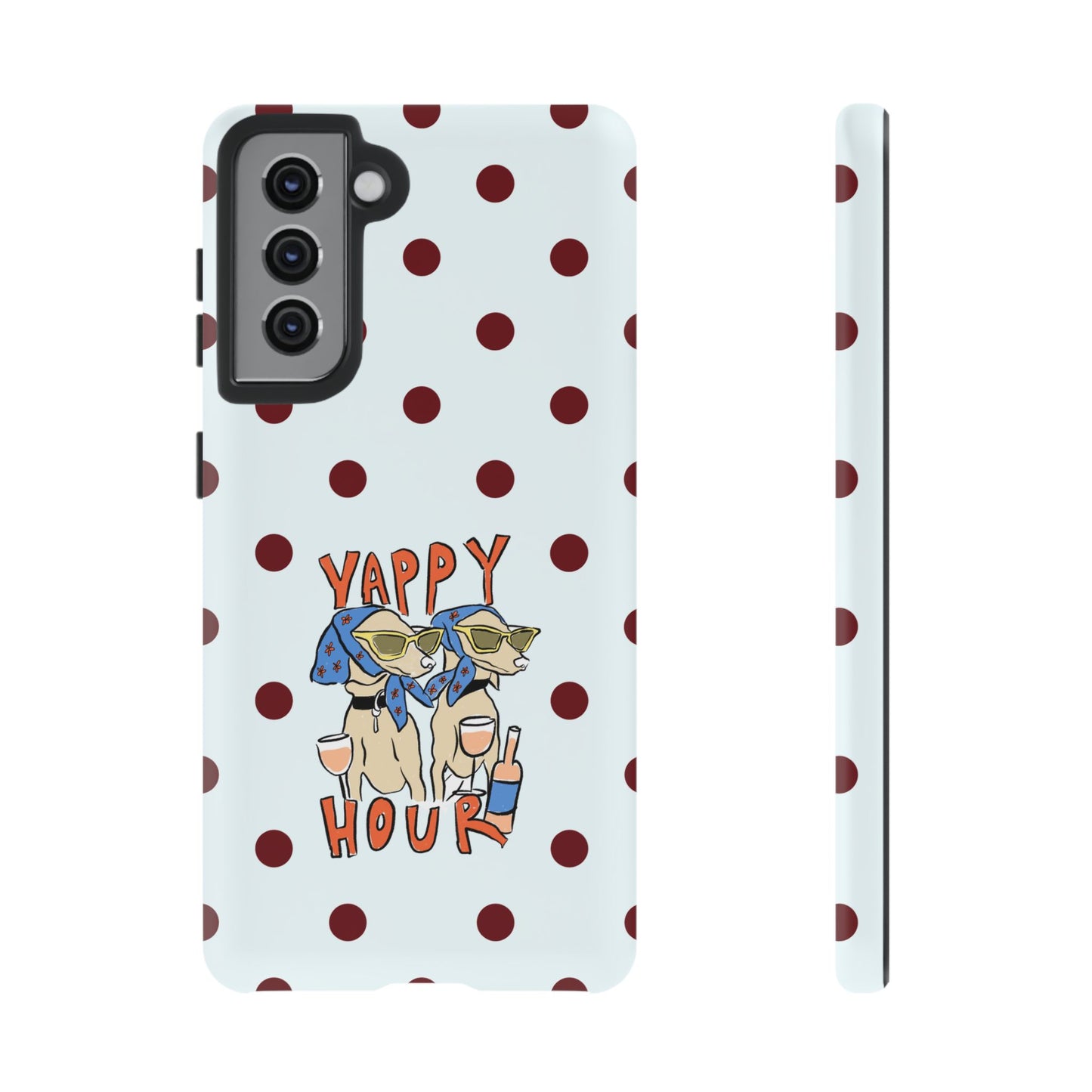 Yappy Hour Dogs iPhone Case