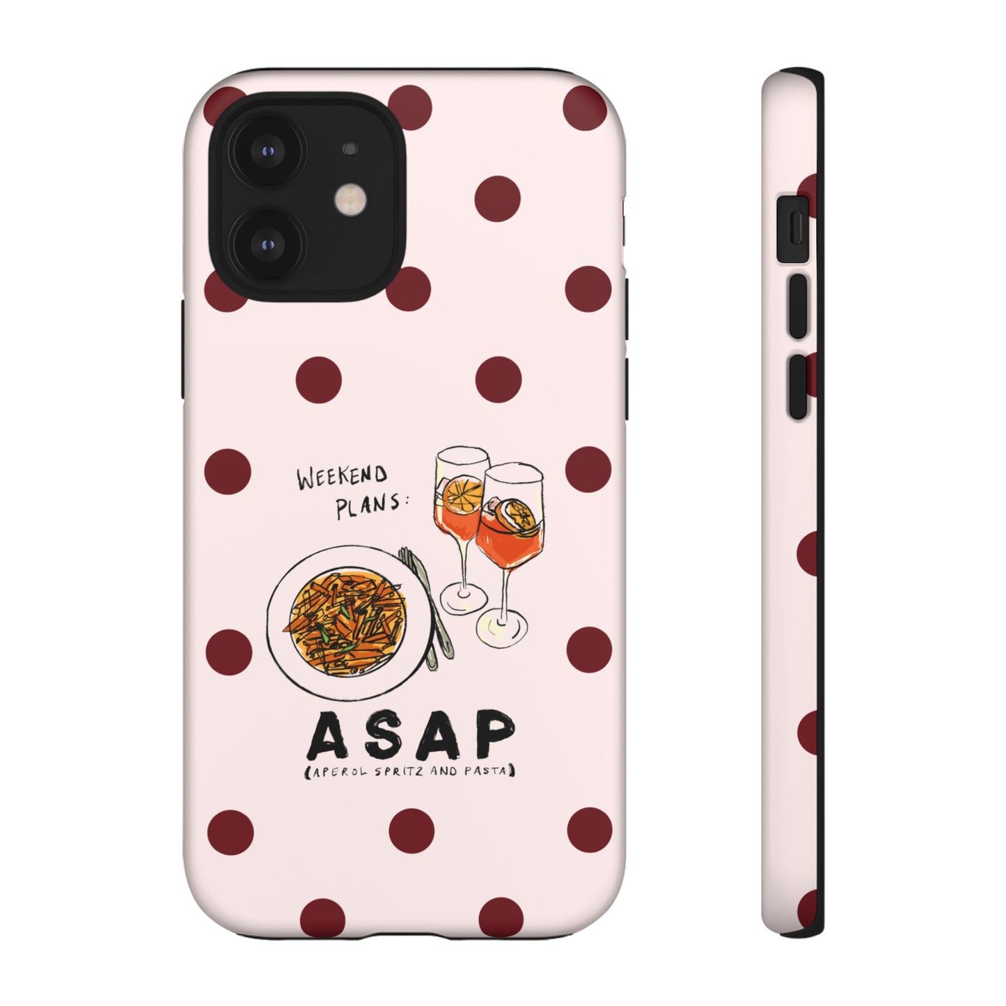 "Weekend Plans: ASAP" iPhone Case