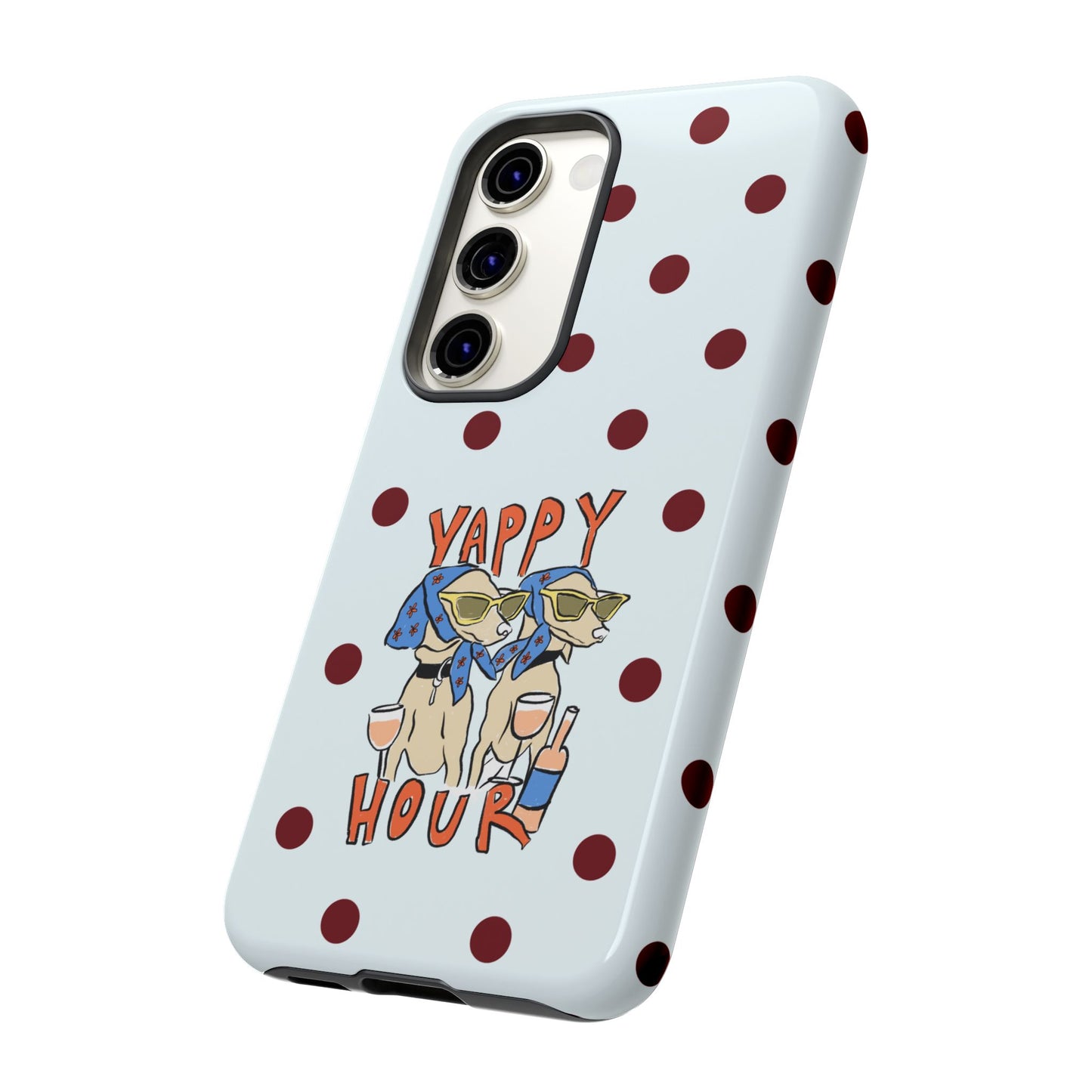 Yappy Hour Dogs iPhone Case