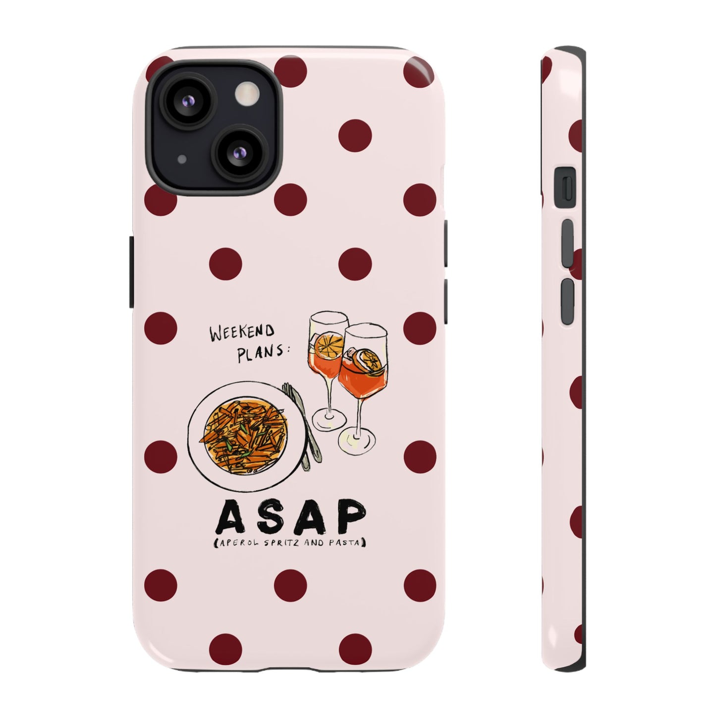 "Weekend Plans: ASAP" iPhone Case