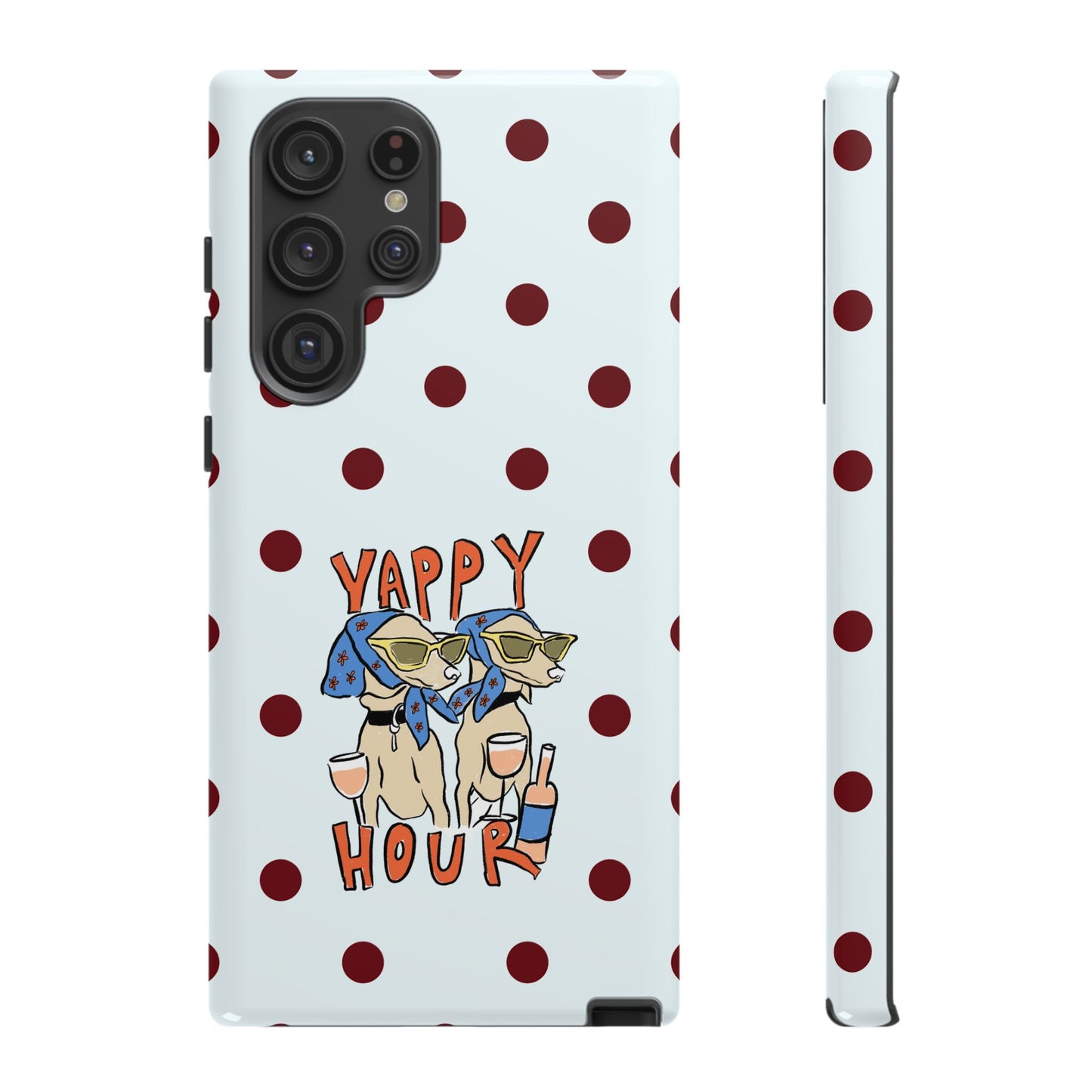 Yappy Hour Dogs iPhone Case