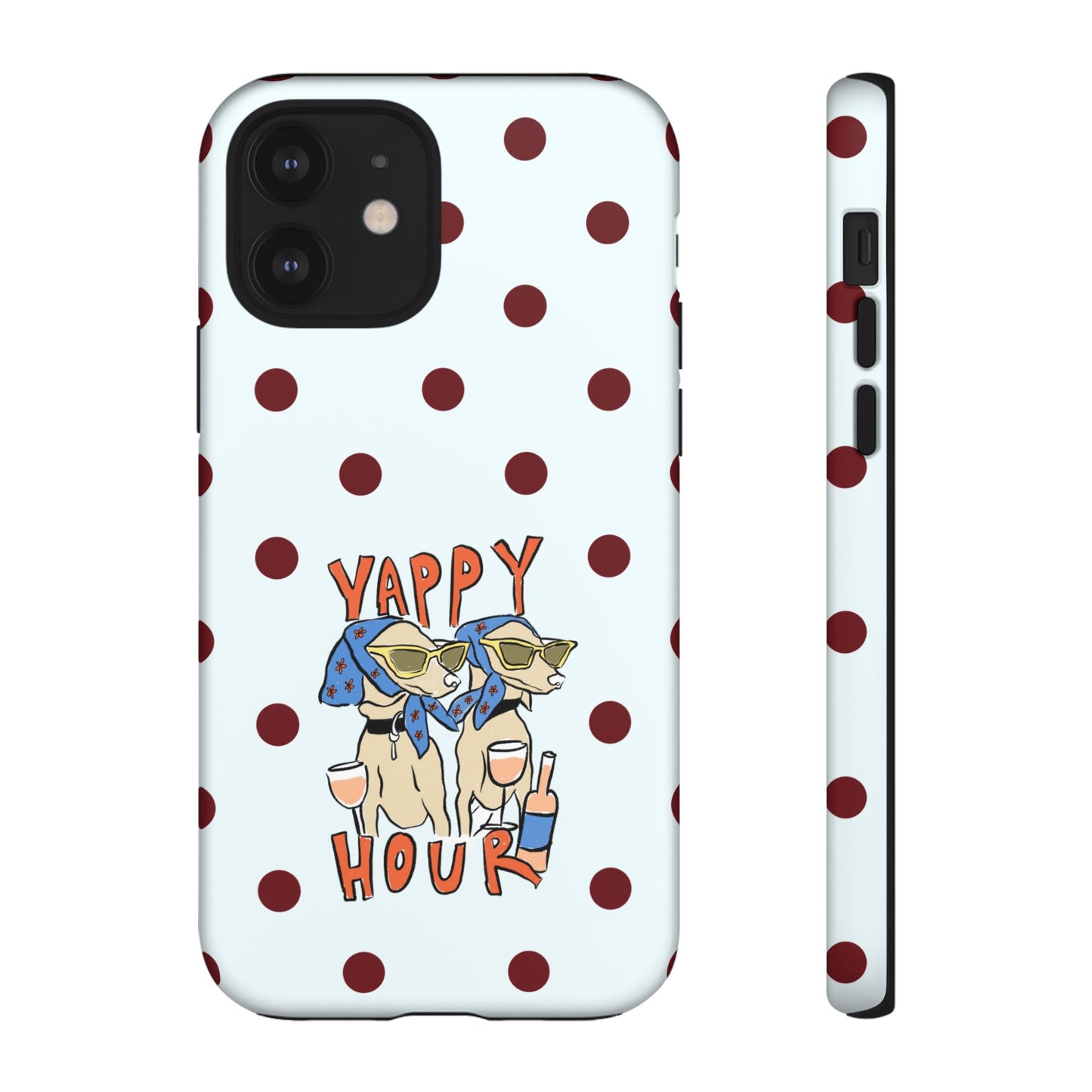 Yappy Hour Dogs iPhone Case