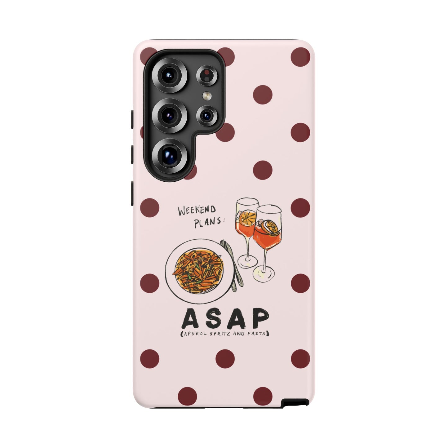 "Weekend Plans: ASAP" iPhone Case