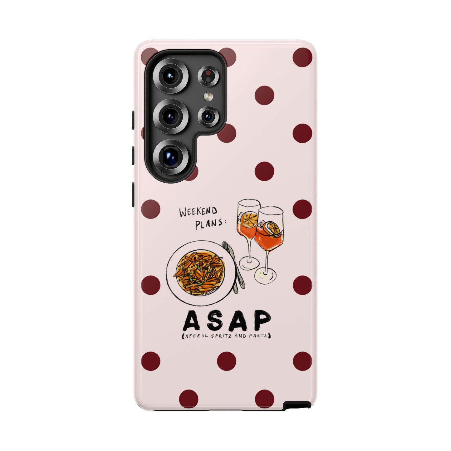 "Weekend Plans: ASAP" iPhone Case