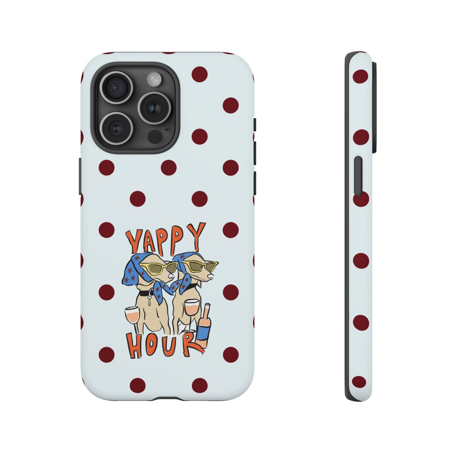 Yappy Hour Dogs iPhone Case