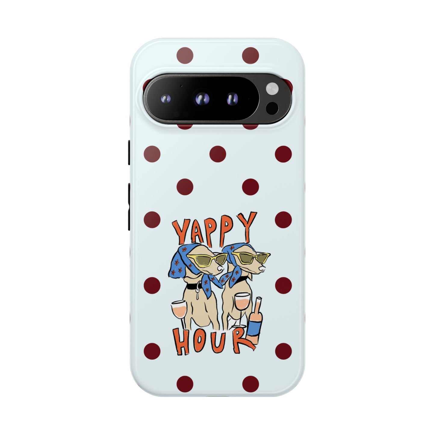 Yappy Hour Dogs iPhone Case