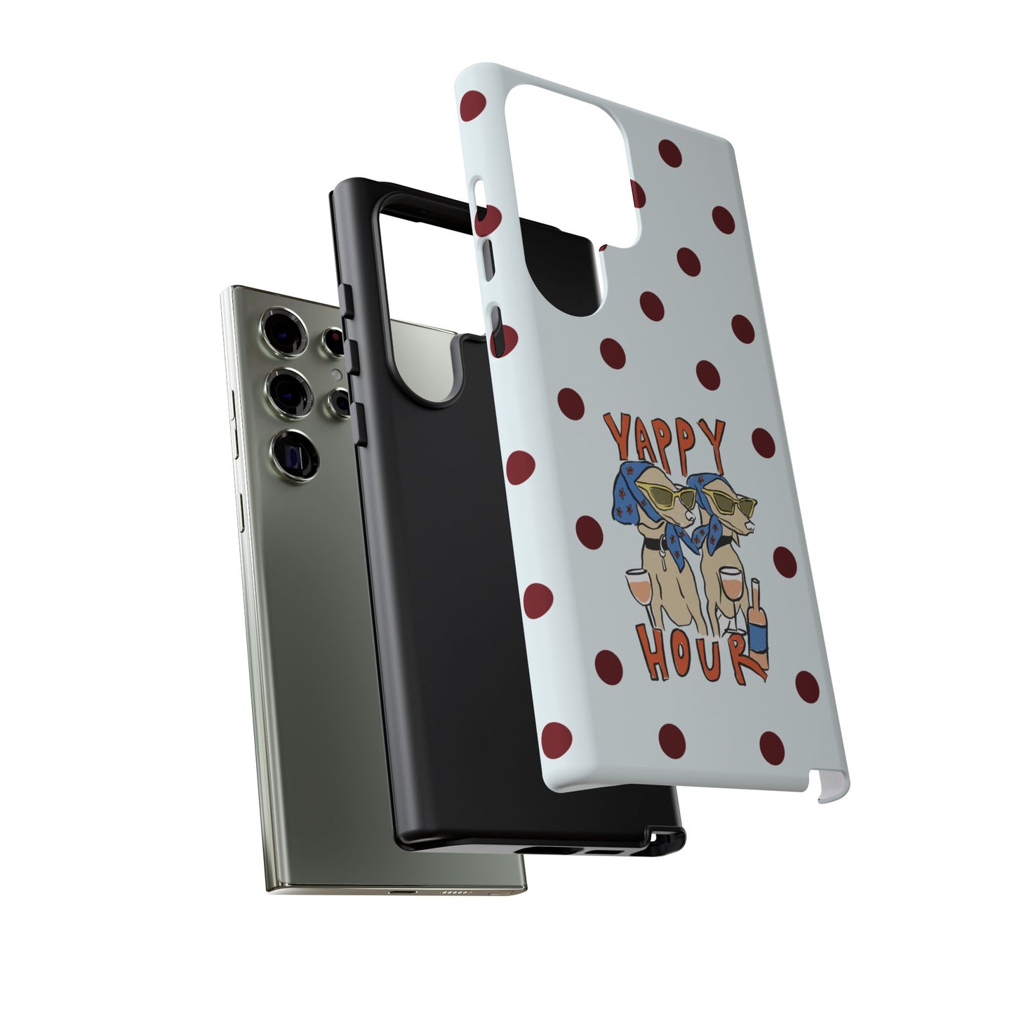 Yappy Hour Dogs iPhone Case