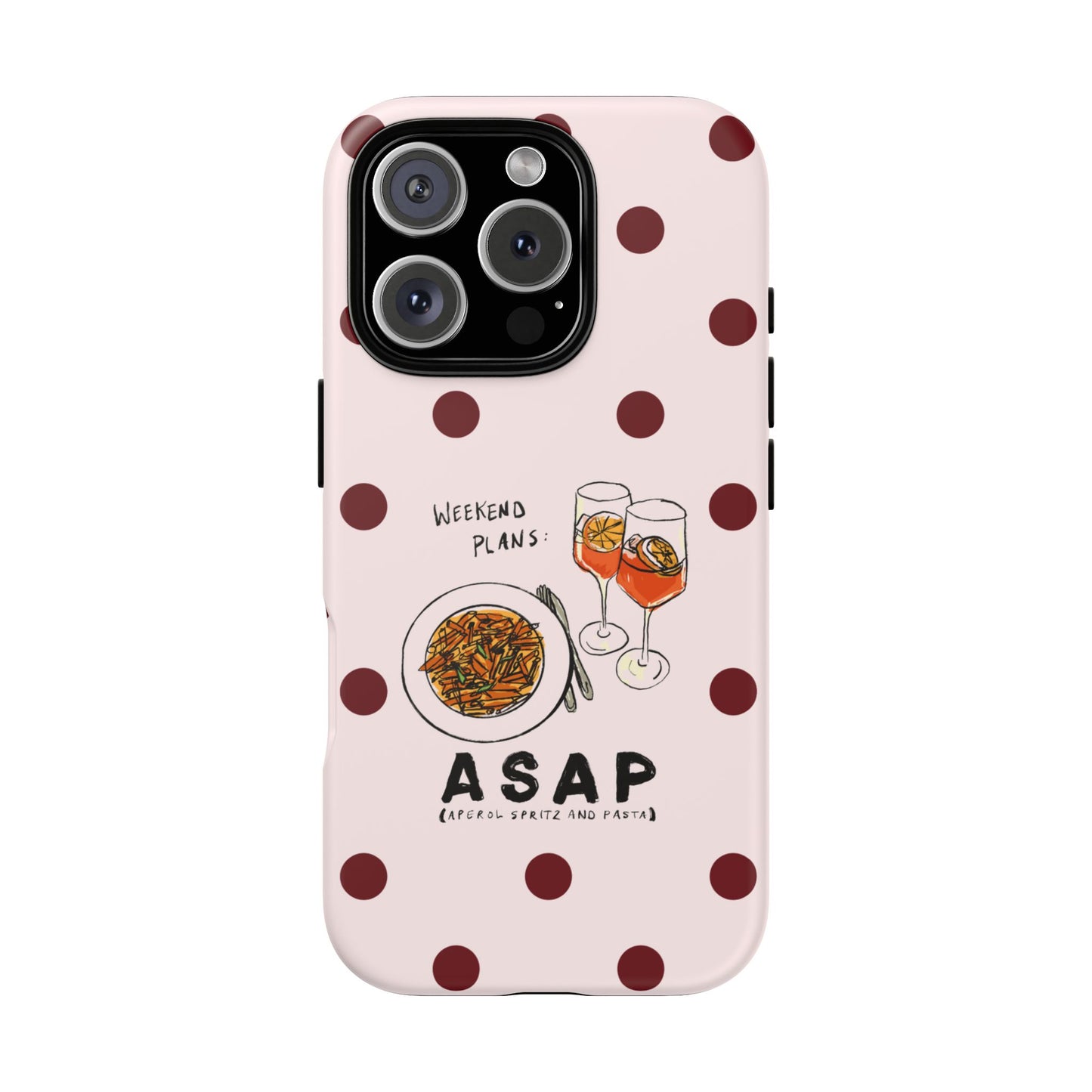 "Weekend Plans: ASAP" iPhone Case