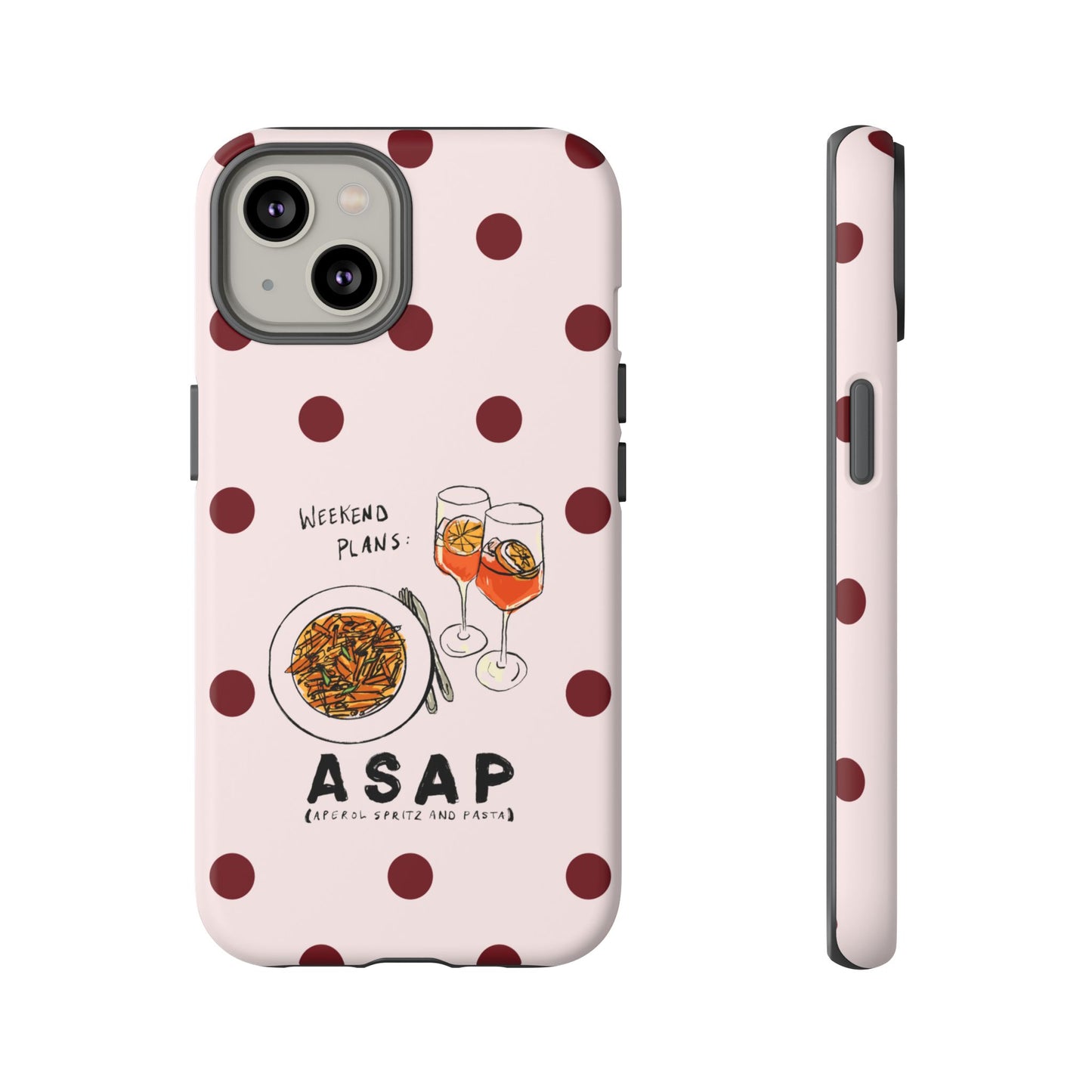 "Weekend Plans: ASAP" iPhone Case
