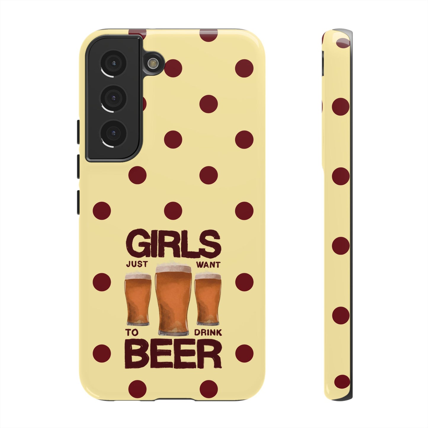 Girls Just Want to Drink Beer iPhone Case