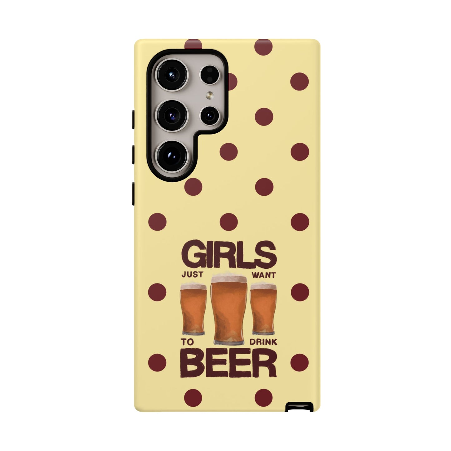 Girls Just Want to Drink Beer iPhone Case