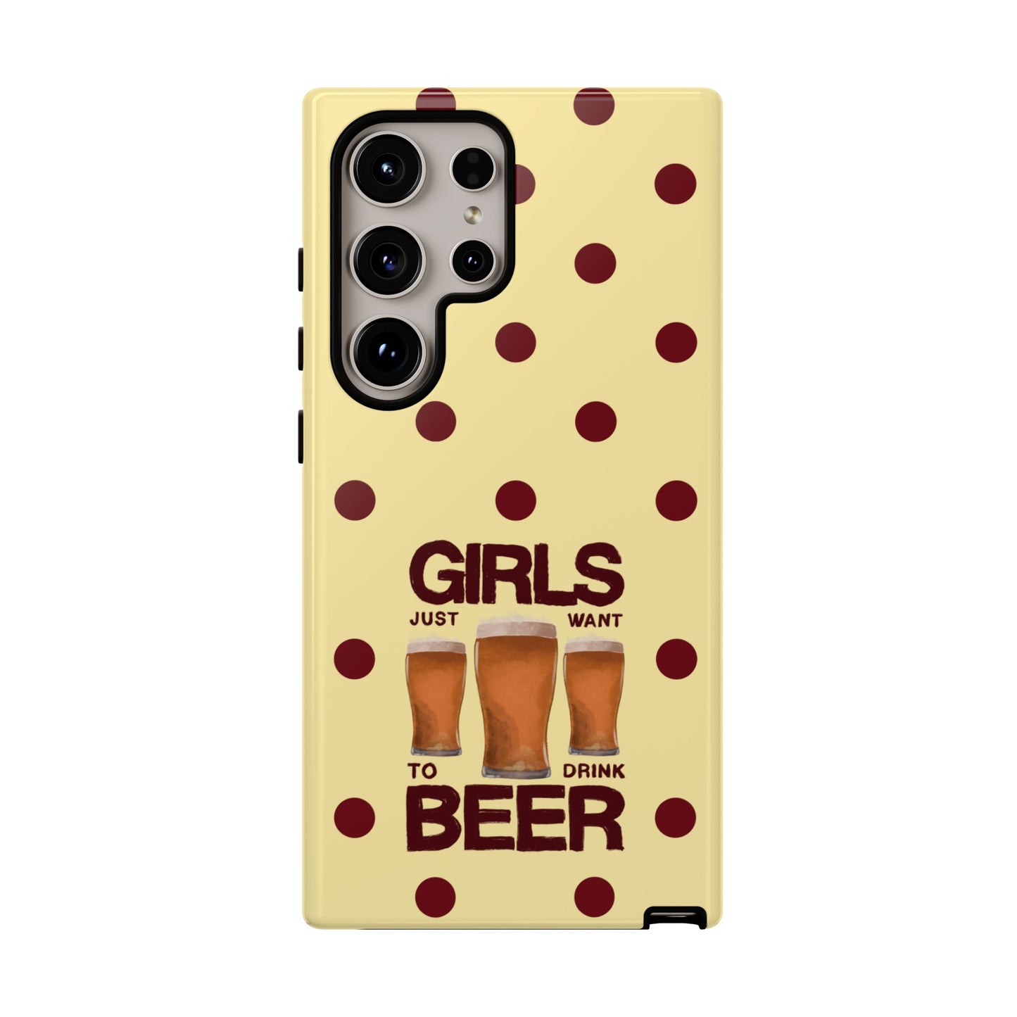 Girls Just Want to Drink Beer iPhone Case