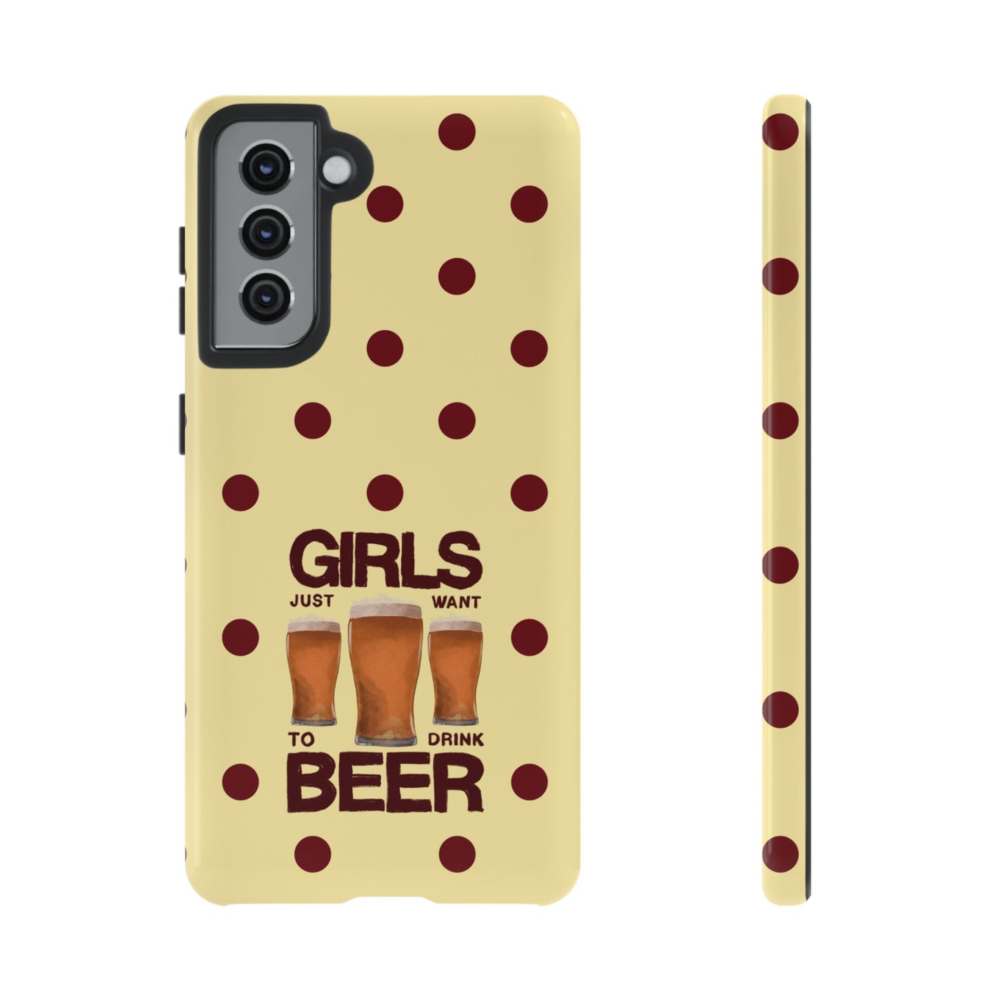 Girls Just Want to Drink Beer iPhone Case