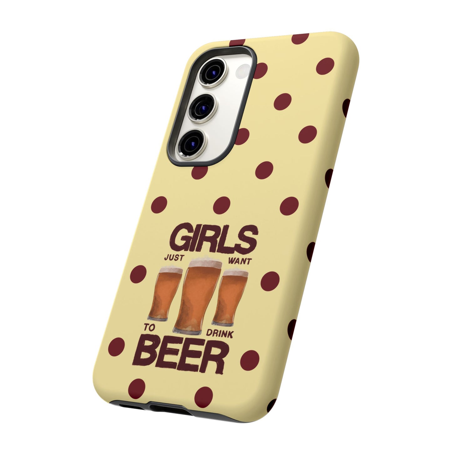Girls Just Want to Drink Beer iPhone Case