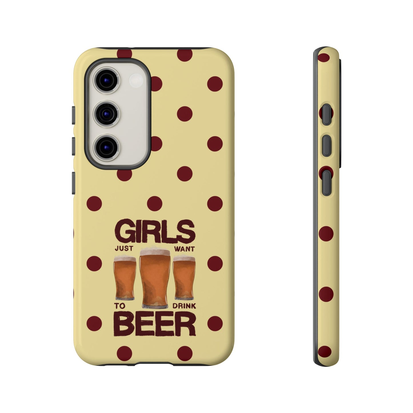 Girls Just Want to Drink Beer iPhone Case