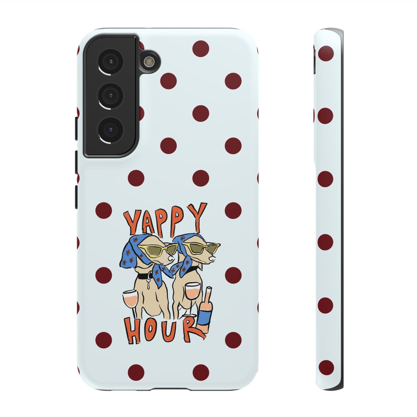 Yappy Hour Dogs iPhone Case