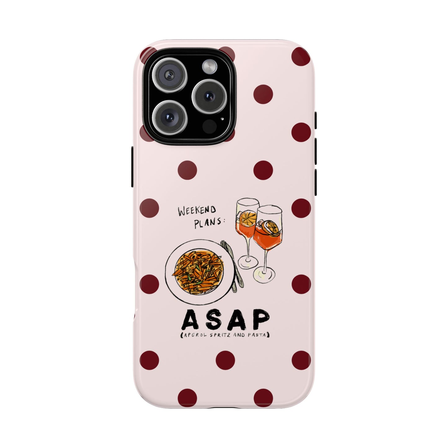 "Weekend Plans: ASAP" iPhone Case