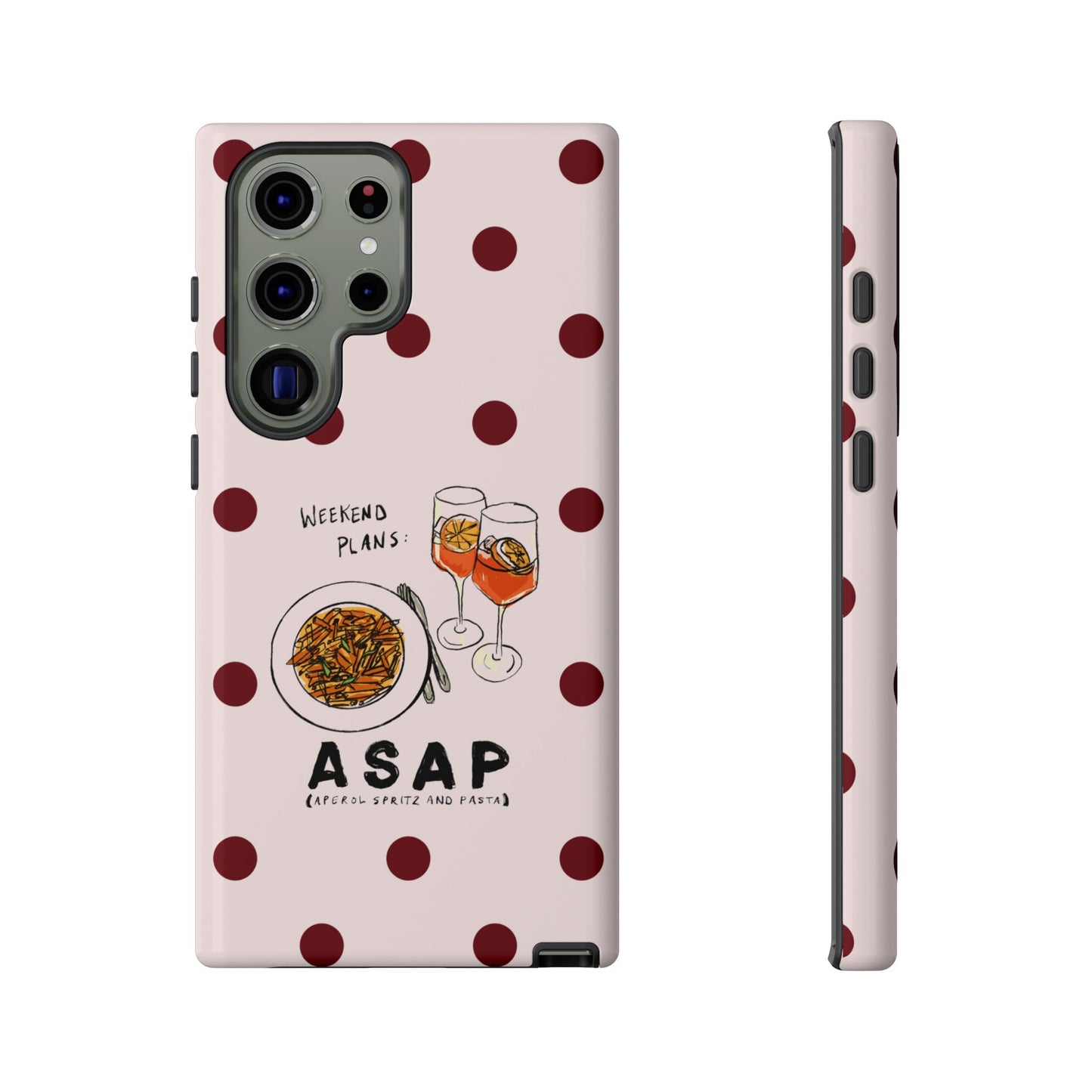 "Weekend Plans: ASAP" iPhone Case
