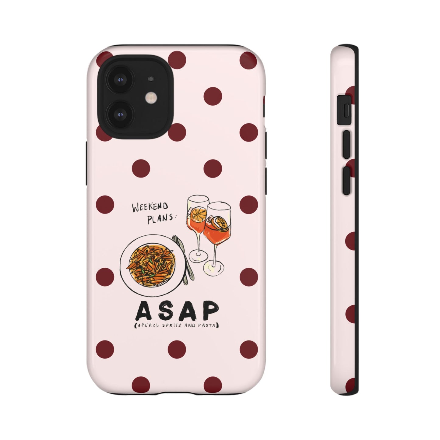 "Weekend Plans: ASAP" iPhone Case