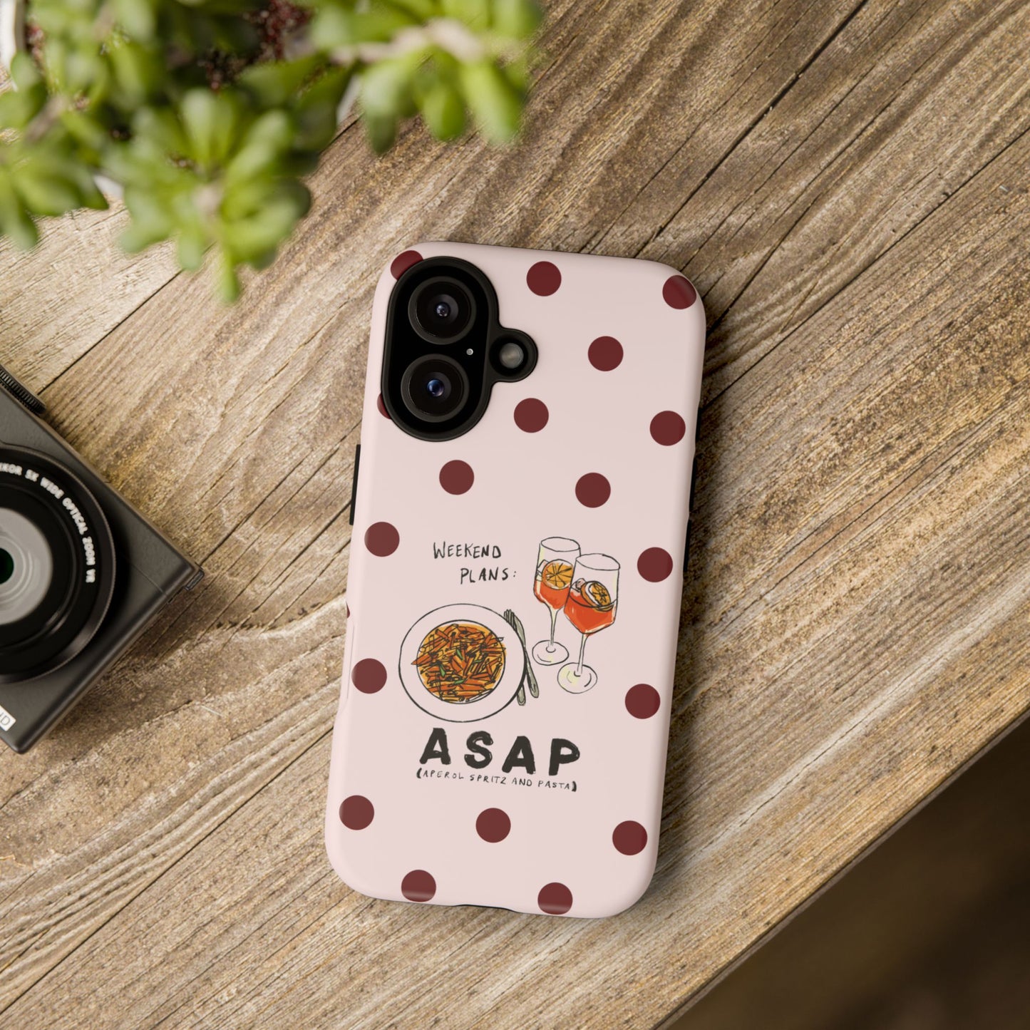 "Weekend Plans: ASAP" iPhone Case