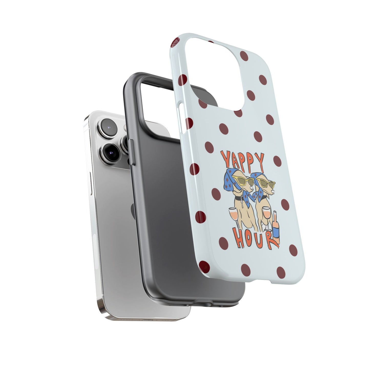 Yappy Hour Dogs iPhone Case