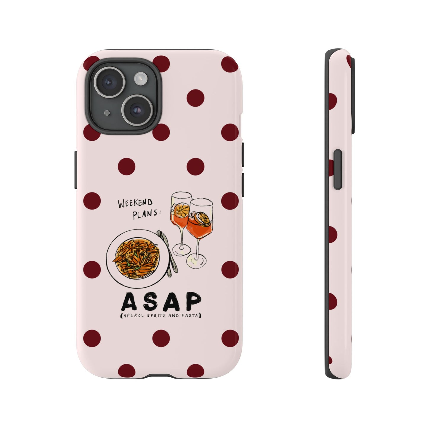 "Weekend Plans: ASAP" iPhone Case