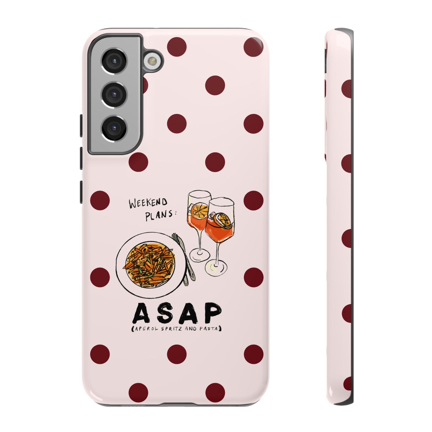 "Weekend Plans: ASAP" iPhone Case